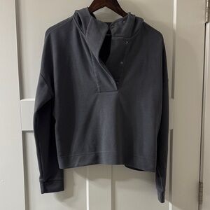 Vuori Charcoal Gray Bayview Thermal Hoodie